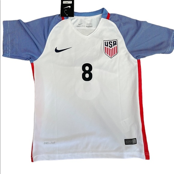 NWT Authentic Nike USA Dempsey 2016 Home Soccer short sleeve Jersey size 24